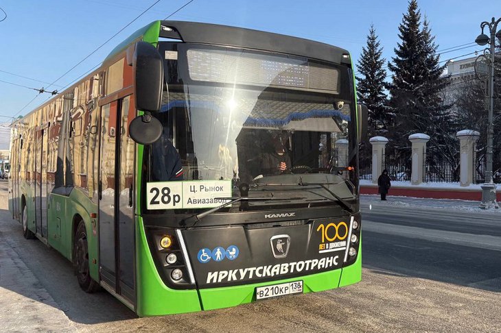 Автобус. Фото пресс-службы администрации Иркутска