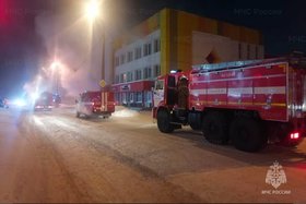 Пожар в Ангарске. Фото МЧС России