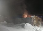 Пожар. Фото из телеграм-канала администрации Чунского МО