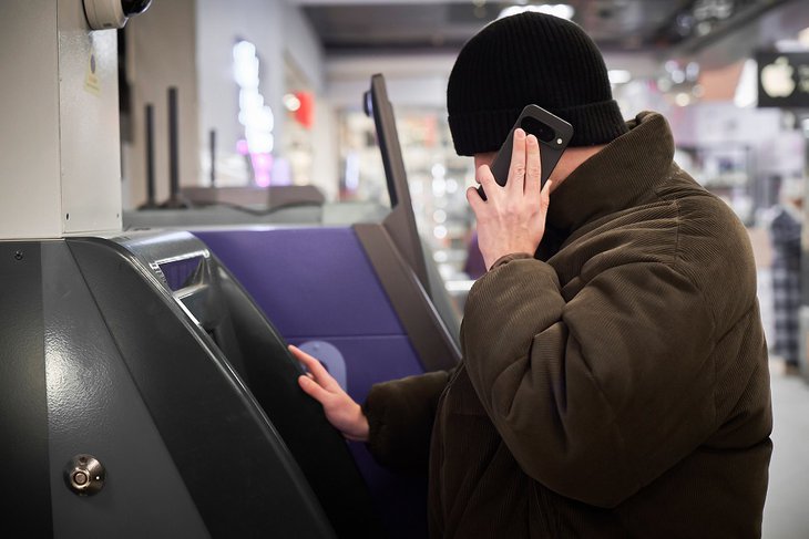 Телефонный мошенник. Фото Маргариты Романовой, IRK.ru