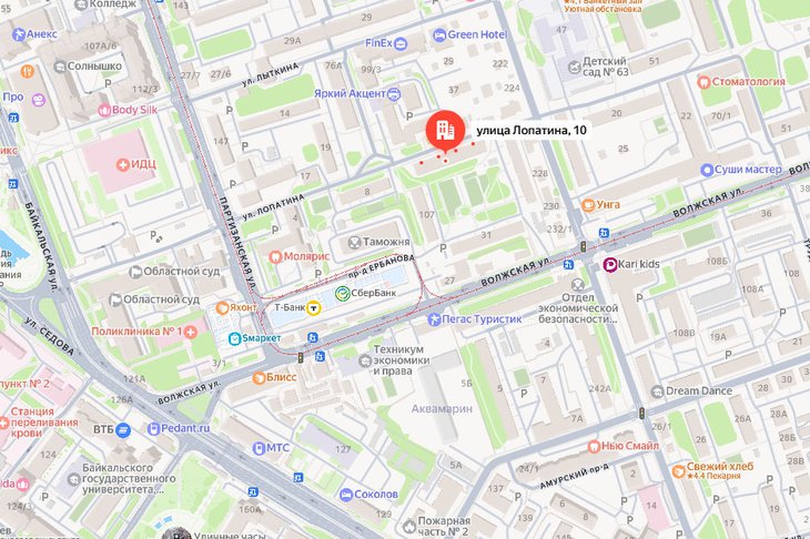 Ограничение движения. Скриншот с сайта «Яндекс. Карты»