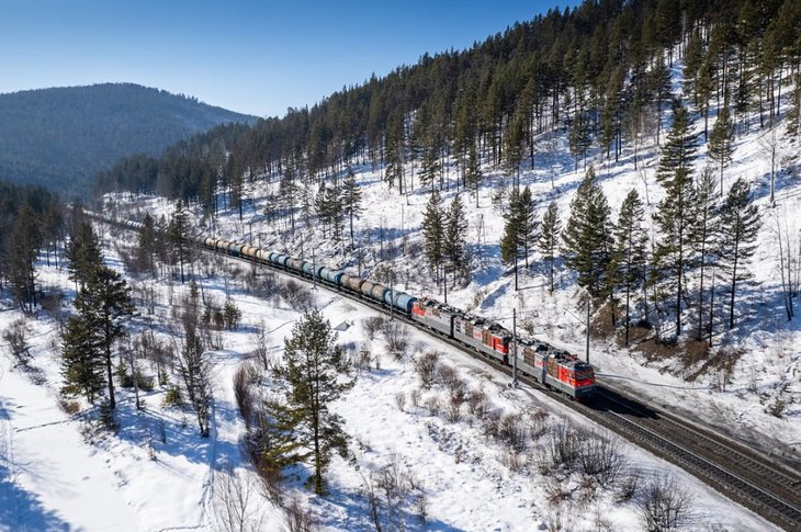 Поезд. Фото из телеграм-канала ВСЖД