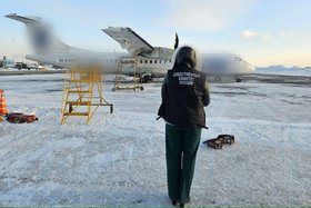 Следователь в аэропорту. Фото Восточного межрегионального СУТ СК России
