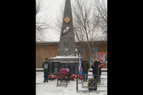 Траурный митинг. Фото из соцсетей администрации Жигаловского района