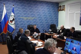 Заседание КЧС. Фото пресс-службы правительства Иркутской области
