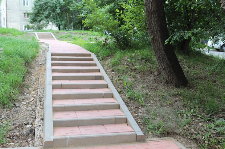 Лестница. Фото пресс-службы администрации Иркутска