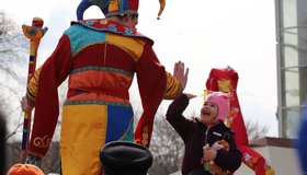 Масленица в Ленинском округе Иркутска