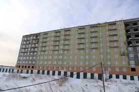 Строющееся здание. Фото пресс-службы администрации Иркутска