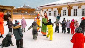 Масленица для школьников в «Тальцах»