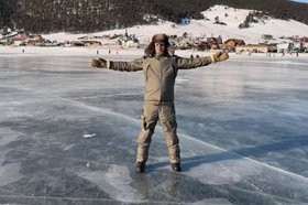 Андрей Мерзликин на Байкале. Фото из соцсетей актера