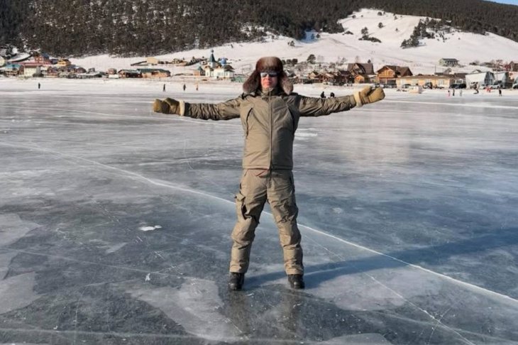 Андрей Мерзликин на Байкале. Фото из соцсетей актера