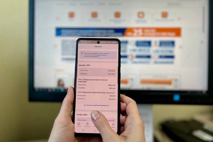 Личный кабинет. Фото «Иркутскэнергосбыта»