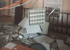 Обрушенный потолок. Фото от очевидцев