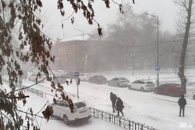 Метель в Иркутске. Фото Марины Палеевой, IRK.ru