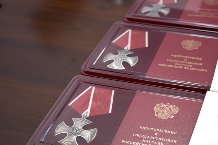 Орден мужества. Фото взято из телеграм-канала Генадия Осодоева