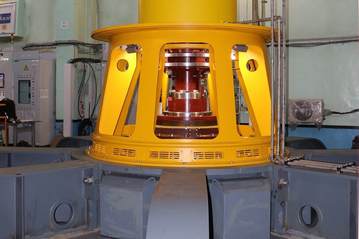 Новый гидроагрегат. Фото: Мамаканская ГЭС