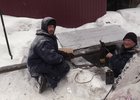 Восстановление теплоснабжения. Фото из телеграм-канала администрации Бодайбинского района