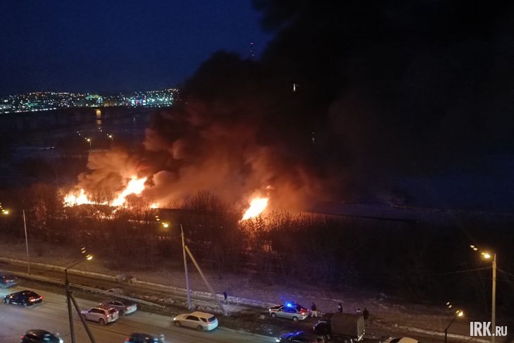 Пожар. Фото предоставлено очевидцами