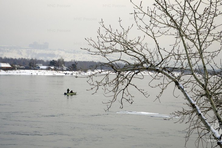 Река Ангара. Фото пресс-службы ГУ МЧС по региону