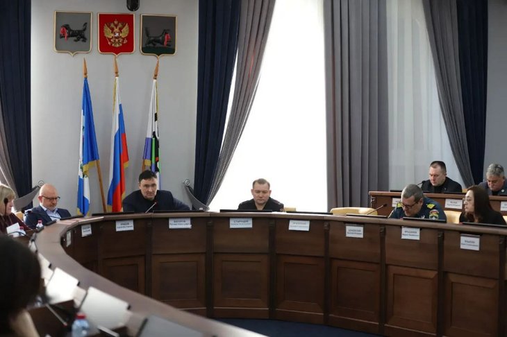 Заседание. Фото пресс-службы администрации Иркутска