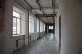 Ремонт в школе. Фото пресс-службы мэрии Иркутска
