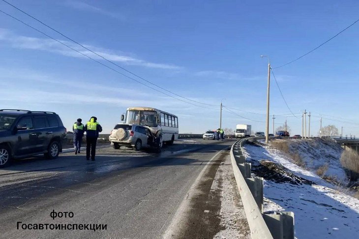 Место аварии. Фото пресс-службы Госавтоинспекции Иркутской области