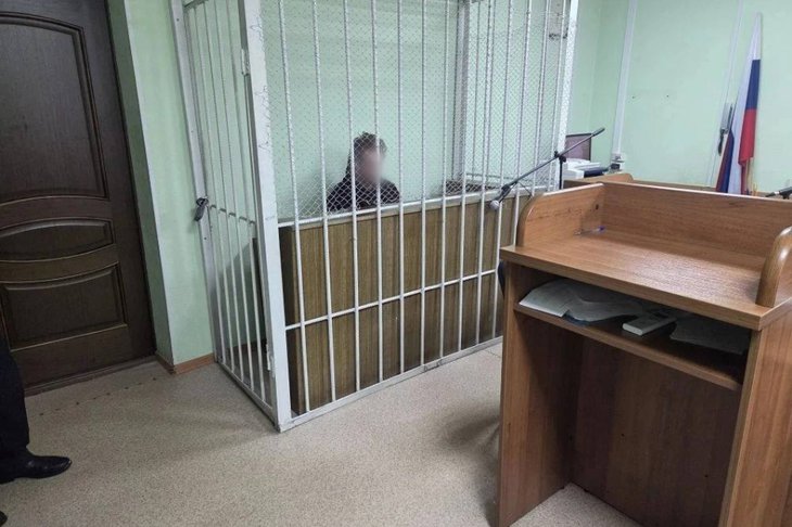 Заседание с обвиняемым. Фото пресс-службы ГУ МВД России по Иркутской области