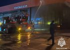 Пожар в торговом центре. Фото пресс-службы ГУ МЧС по региону