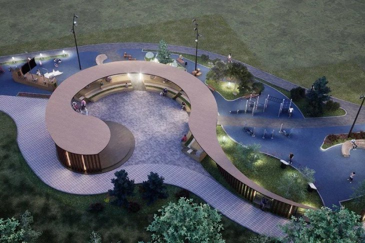 Проект сквера. Изображение пресс-службы администрации Иркутска