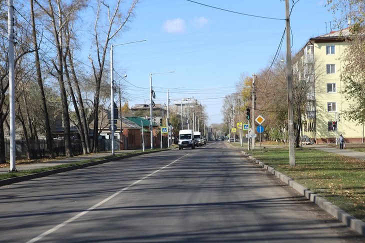 Улица Мира. Фото из телеграм-канала Руслана Болотова