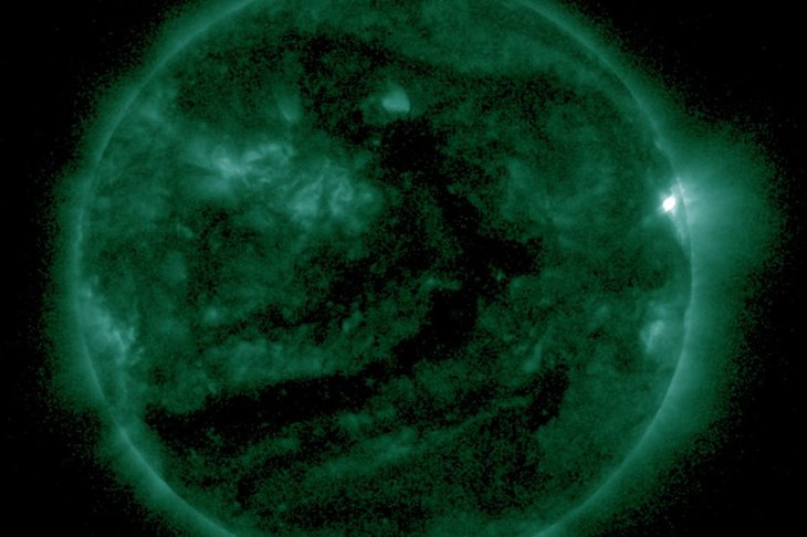 Вспышка на Солнце. Фото из телеграм-канала лаборатории солнечной астрономии ИКИ РАН