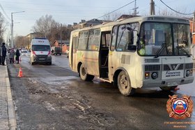 Место ДТП. Скриншот видео Госавтоинспекции Иркутска