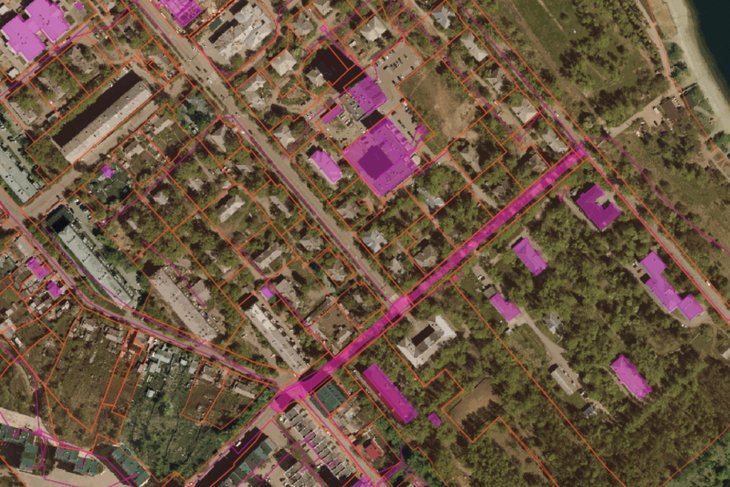 Схема территории, подлежащей комплексному развитию несмежных территорий жилой застройки. Фото из документа КРТ
