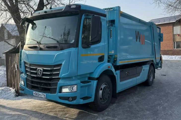 Прототип электрического мусоровоза. Фото «РТ-НЭО Иркутск»