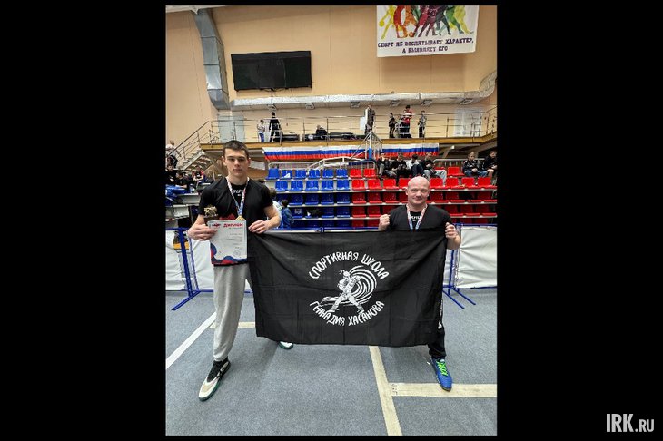 Степан Котлобаев и Александр Грибовский. Фото взято из телеграм-канала «Спорт Иркутск»