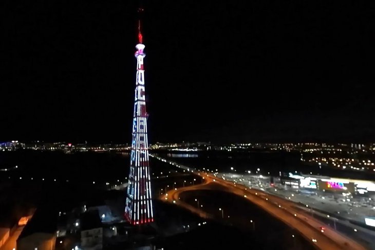 Телебашня. Фото пресс-службы управления Росгвардии по Иркутской области