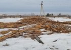 Свалка отходов лесопиления. Фото пресс-службы правительства Иркутской области