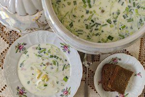 Это суп по старинному рецепту.