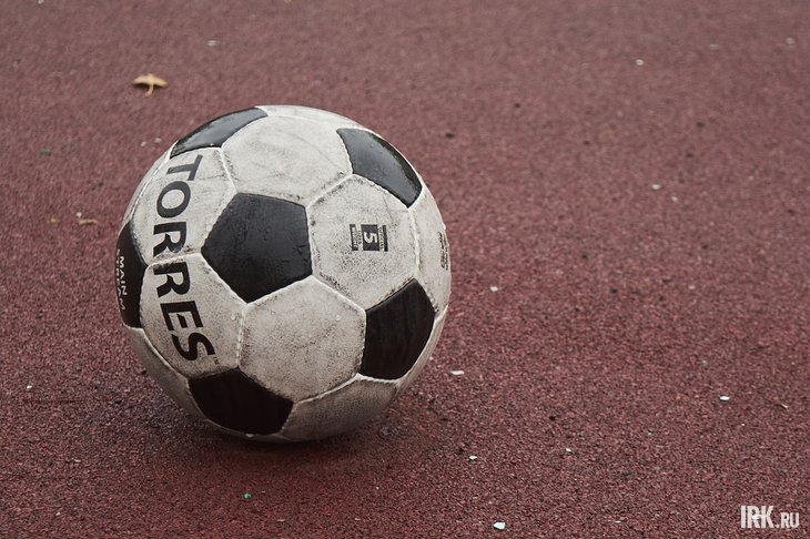 Футбольный мяч. Фото Маргариты Романовой, IRK.ru