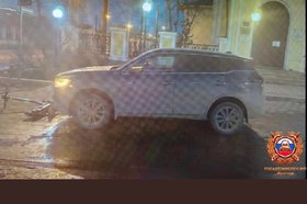 ДТП с электросамокатом. Фото Госавтоинспекции Иркутска