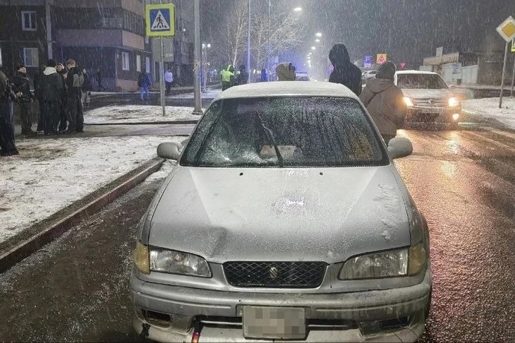 Авария в Братске. Фото пресс-службы Госавтоинспекции Иркутской области