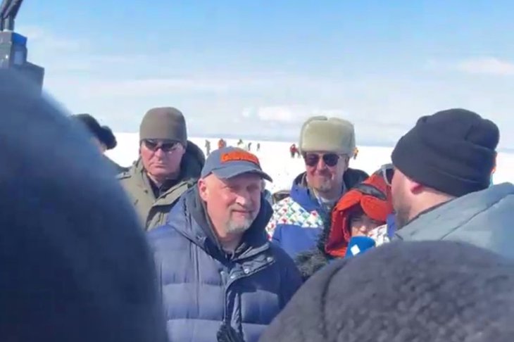 Гоша Куценко на Байкале. Скриншот видео arigus.tv