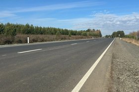 Дорога. Фото пресс-службы администрации Иркутского округа