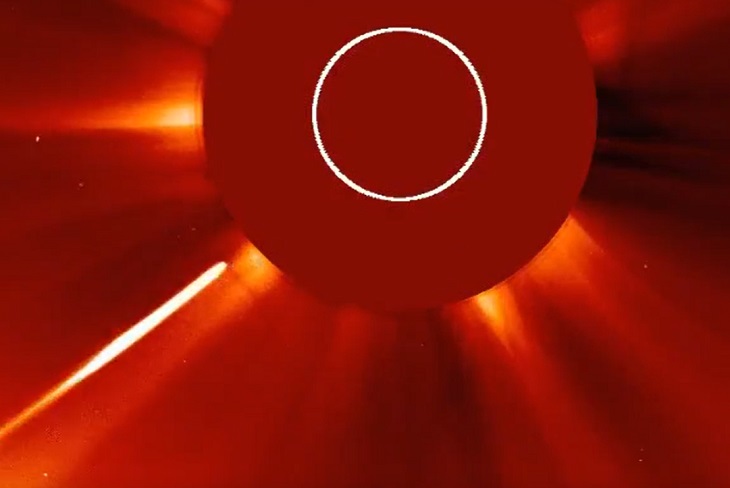 Скриншот видео Лаборатории солнечной астрономии РАН