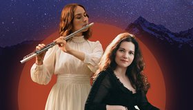 Музыка под куполом звёзд. Полина Балаева (флейта), Юлия Ларионова (фортепиано)