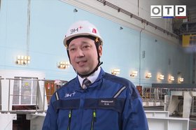 Главный инженер Эн+ Гидро Юрий Дворянский. Скриншот из видео проекта Общественного телевидения России «День Региона»