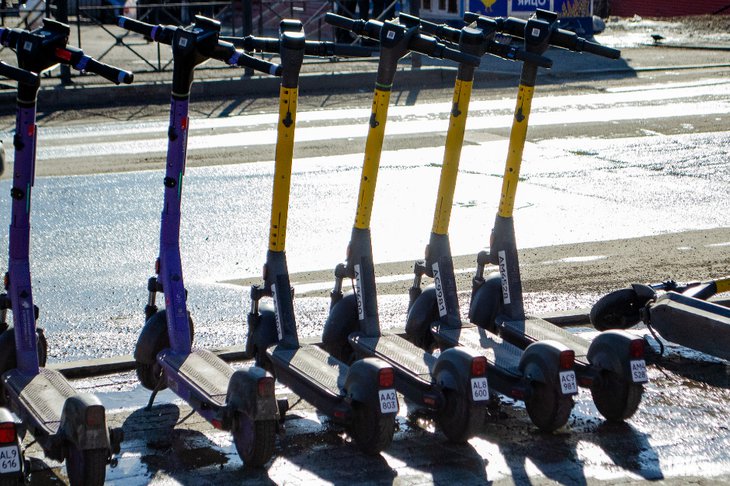 Электросамокаты. Фото Кристины Мининой, IRK.ru