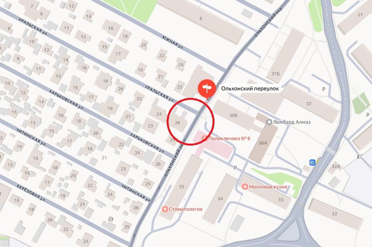 Ограничение проезда. Скриншот с сайта Яндекс.Карты