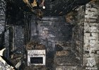 Дом после пожара. Фото пресс-службы ГУ МЧС России по Иркутской области