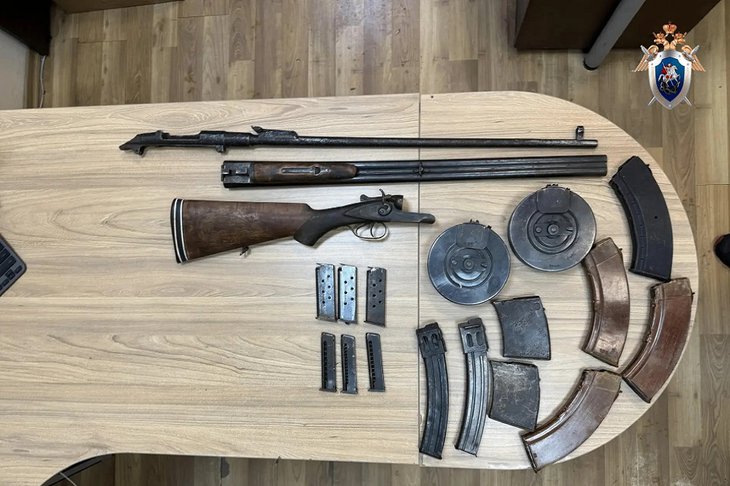 Оружие. Фото пресс-службы СУ СКР по Иркутской области